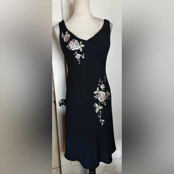 Vintage 90’s y2k Dainty Floral Midi Tulip Dress Gilmore Girls Lorelai Garden - Picture 5 of 13